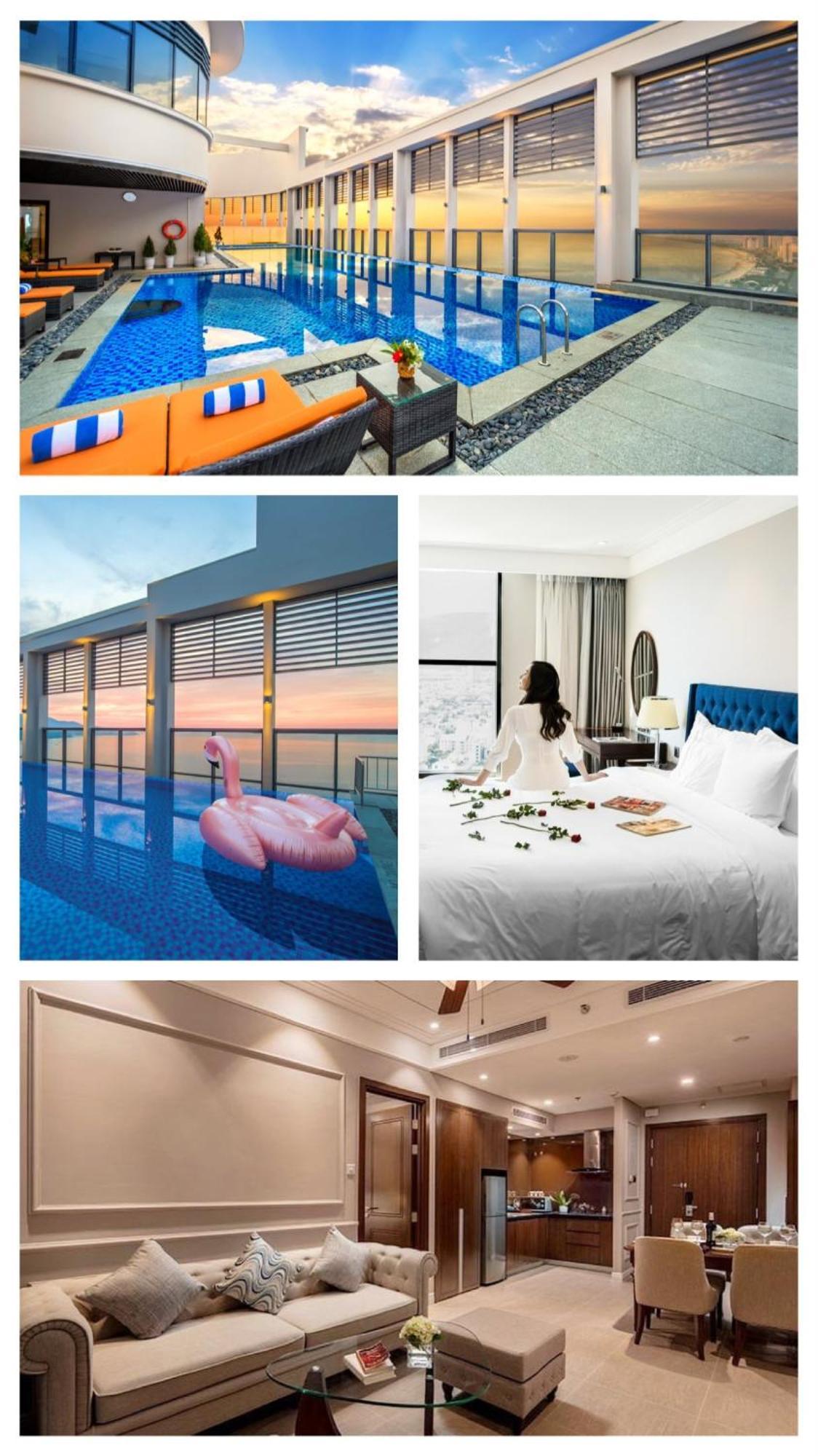 Luxury Apartment - Rooftop Swimming Pool - Beach Front - Hinata Apartment Da Nang Exterior foto